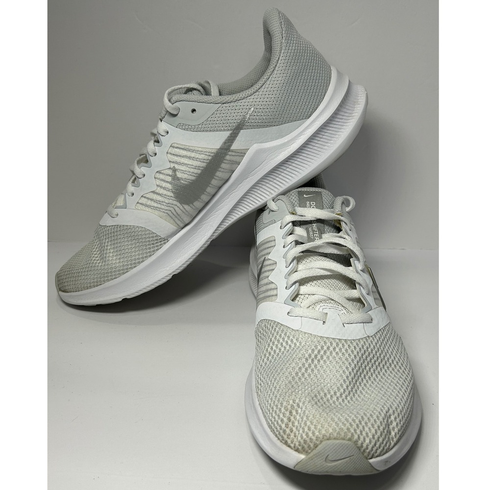 Nike Downshifter 11 Women's Running Shoes Gray White CW3413 100 Size 11